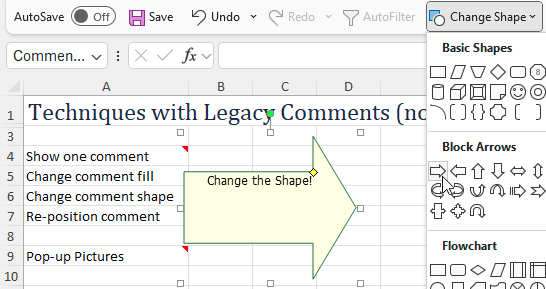 Что можно делать со старыми заметками: Показать только одну заметку. Изменить цвет заливки заметки. Изменить форму заметки. Переместить заметку. Создать всплывающее изображение.