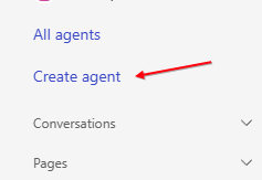 Под пунктом All Agents выберите Create Agent.
